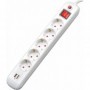 Prelungitor Spacer cu 5 prize Schuko, 2 USB si intrerupator, 1.8 metri, max. 3500W