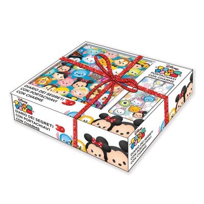 Set Jurnal 3D si brelocuri Tsum Tsum