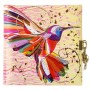 Jurnal lacatel Goldbuch Flower Kolibri 17x17 cm