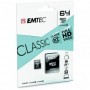 Microsdxc emtec 64gb clasa 10 uhs-i r/w 20/12 mb/s include