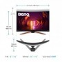 Monitor 31.5 benq ex3210r iluminare de fundal cu leduri gaming