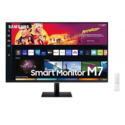 Monitor inteligent 4K Samsung LS32bm700upxen cu Smart TV Experience, 32 inch, QHD, 60Hz, HDR10, boxe, USB-C, Game Mode