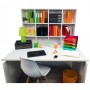 Cabinet cu sertare Exacompta Toolbox Black Office, organizator 4 sertare, A4, 270x355x135 mm