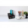 Cabinet cu sertare Exacompta Small-Box Black Office, organizator 3 sertare, A4, 347x278x130 mm