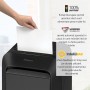 Distrugator documente automat, Fellowes Powershred LX210, P4, mini cut, particule 4 x 12 mm, 16 coli, cos 23l, negru