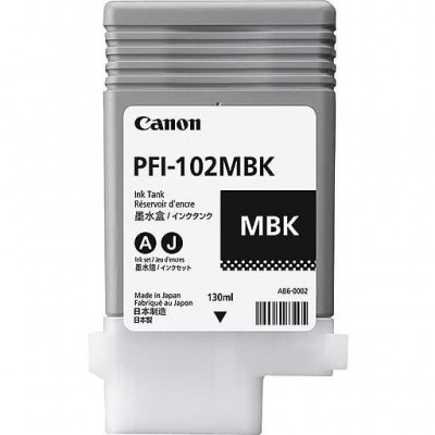 Cartus cerneala canon pfi-120mbk matte black capacitate 130ml pentru canon