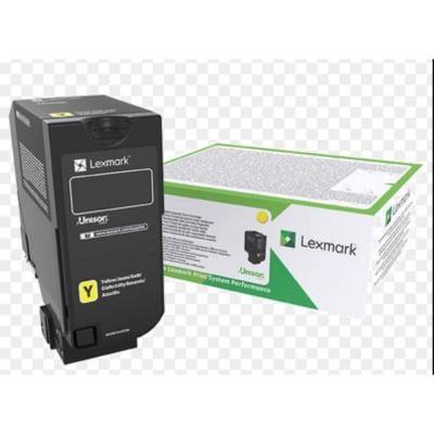 Toner lexmark 74c2hye yellow 12k compatibil cu cs725decs725dte