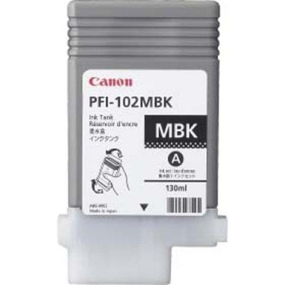 Cartus cerneala canon pfi-102mb matte black capacitate 130ml pentru canon