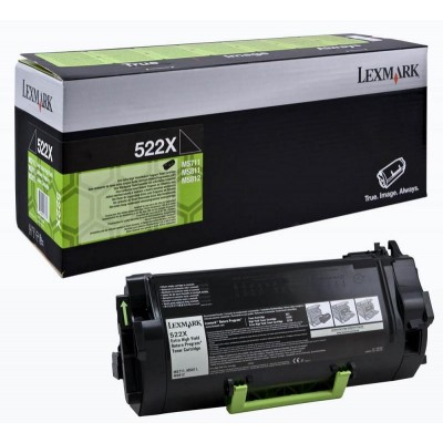 Toner lexmark 52d2x0e black 45 k ms811dn  ms811dtn  ms811n ms812de