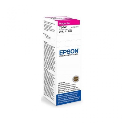 Cartus cerneala epson t6643 magenta capacitate 70ml pentru echipamente ciss