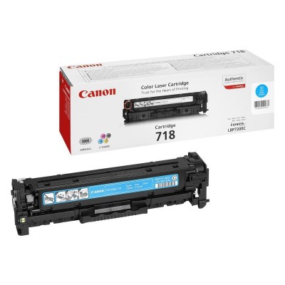 Toner canon crg718c cyan capacitate 2900 pagini pentru lbp-7200cdn