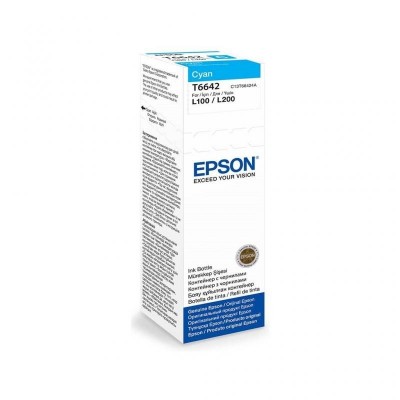 Cartus cerneala epson t6642 cyan capacitate 70ml pentru echipamente ciss