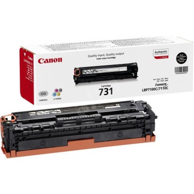 Toner canon crg731b black capacitate 1400 pagini pentru lbp7100c lbp7110c