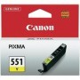 Cartus cerneala canon cli-551y yellow capacitate 7ml pentru canon pixma