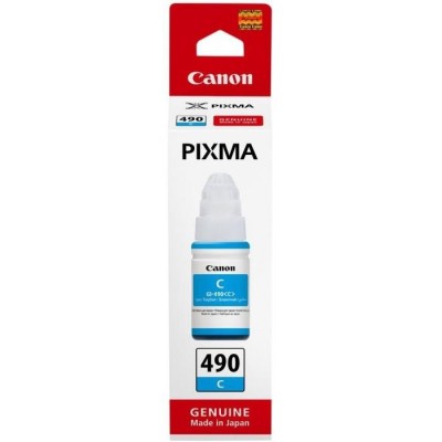 Cartus cerneala canon gi-490 c cyan capacitate 70ml pentru echipamente