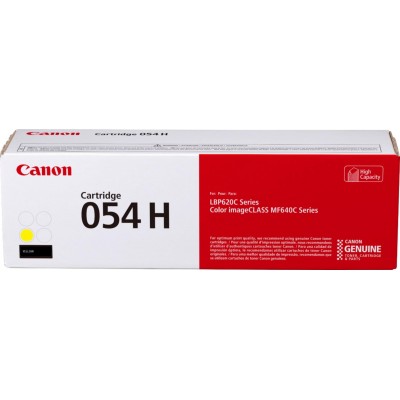 Toner canon crg054h yellow high yeld capacitate 2.3k pagini pentru