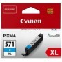 Cartus cerneala canon cli-571xl cyan capacitate 11ml pentru canon pixma