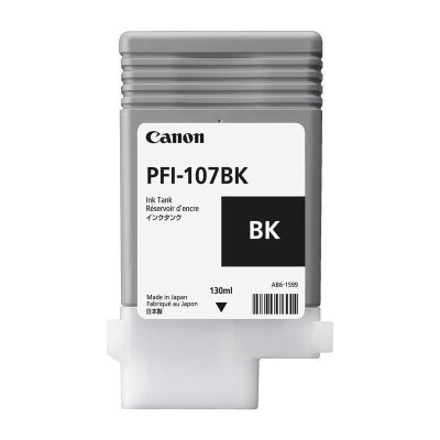 Cartus cerneala canon pfi-107bk black capacitate 130ml pentru canon ipf680/685