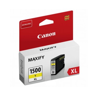 Cartus cerneala canon pgi1500xly yellow dual resistant high density capacitate