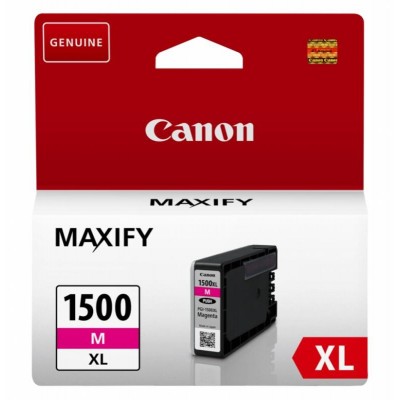 Cartus cerneala canon pgi1500xlm magenta dual resistant high density capacitate