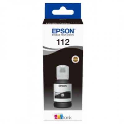 Cartus cerneala epson 112 ecotank  pigment black capacitate 127ml pentru