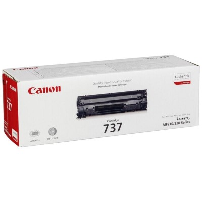 Toner canon crg737 black capacitate 2400 pagini pentru mf22x/mf21x