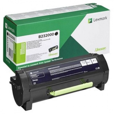 Toner lexmark b232000 black  3k return programme b2338dw / b2442dw