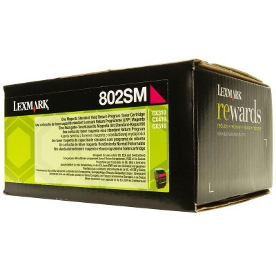 Toner lexmark 80c2sm0 magenta 2 k cx310dn  cx310n  cx410de cx410de