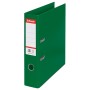 Biblioraft plastifiat PP Esselte No.1 Power, 75 mm, format A4, FSC, capacitate 500 coli, verde