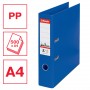 Biblioraft plastifiat PP Esselte No.1 Power, 75 mm, format A4, FSC, capacitate 500 coli, albastru