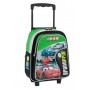 Troller cu rucsac junior, Cars Grand Prix, detasabil, marime 28x35x12 cm