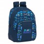 Rucsac scoala baieti, BlackFit8 Logo, bleumarin, poliester reciclat - 1 - OfficeGarage.ro