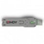 Lindy usb a port blocker(w/o key) green