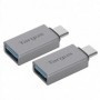 Targus adaptor usb-c la usb-a 2pcs gri