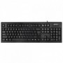 Tastatura kr-85 a4tech  cu fir usb neagra comfort round -